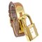 HERMES 1996 Kelly Uhr Gold Courchevel 151330 1