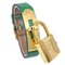 HERMES 1996 Kelly Watch Green Courchevel 99390, Image 1