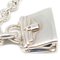 HERMES Amulet Kelly Chain Bracelet Silver Ag925 122750 2