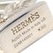 HERMES Amulet Kelly Chain Bracelet Silver Ag925 122750, Image 4