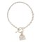 HERMES Amulet Kelly Chain Bracelet Silver Ag925 122750, Image 1