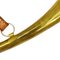 HERMES Whistle Pendant Necklace Brown Gold BT16379d 7
