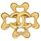 Broche Clover en oro de Chanel, 1994, Imagen 1