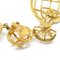 Birdcage Dangle Earrings in Gold from Chanel, Set of 2, Image 3