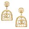 Birdcage Dangle Earrings in Gold from Chanel, Set of 2 1