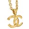CC Gold Halskette mit Anhänger von Chanel 2