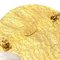 Medaillon Brosche in Gold von Chanel 4