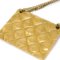 Gesteppte Taschenbrosche in Gold von Chanel 3