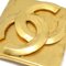 Rhombus Brosche Gold von Chanel 3