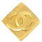 Broche de rombo dorado de Chanel, Imagen 1