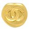 Broche redondo dorado de Chanel, Imagen 1