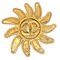 Goldene Sonnenbrosche von Chanel 1