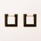 Orecchini quadrati con logo di Christian Dior, set di 7, Immagine 6