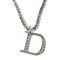 Collar de doble cadena de plata de Christian Dior, Imagen 2