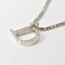 Collar de doble cadena de plata de Christian Dior, Imagen 3