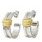 Atlas Grooved Earrings in Yellow Gold from Tiffany & Co., Set of 2 1