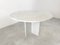 Vintage Round White Marble Dining Table, 1970s 2