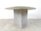 Vintage Round White Marble Dining Table, 1970s 5