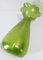 Art Nouveau Iridescent Green Bohemian Art Glass Vase attributed to Loetz or Kralik, 1890s 11
