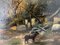 Ovejas en el redil, década de 1890, óleo sobre lienzo, enmarcado, Imagen 2