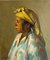 E. Rosselli, Femme au turban jaune, Huile sur Toile 1
