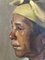 E. Rosselli, Femme au turban jaune, Huile sur Toile 7