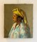 E. Rosselli, Femme au turban jaune, Huile sur Toile 2