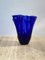 Vintage Blue Handkerchief Vase, Image 2