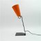 Hook Table Lamps with Orange Shades and Black Bases by J.T. Kalmar, 1950s, Set of 2 10