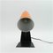 Hook Table Lamps with Orange Shades and Black Bases by J.T. Kalmar, 1950s, Set of 2, Image 7