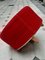 Round Pouf in Red Fabric from Moroso, 1990s, Image 2