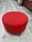 Round Pouf in Red Fabric from Moroso, 1990s, Image 3