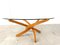 Beech Wooden Coffee Table by Maison Regain, 1980s, Image 7