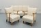 Sofa and Chairs by Jindřich Halabala, 1930s, Set of 3 4