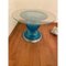 Italian Venetian Blue and Silver Murano Glass Style Coffee Table by Simoeng 11
