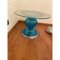 Tavolino da caffè in stile veneziano in vetro di Murano blu e argento di Simoeng, Italia, Immagine 8