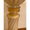 Mesa de centro veneciana estilo cristal de Murano en blanco y dorado de Simoeng, Imagen 2