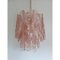 Lampadario Spider Sputnik in vetro di Murano rosa e bianco di Simoeng, Immagine 6