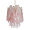 Murano Glass Spider Sputnik Chandelier in Pink and White by Simoeng, Image 1