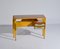 Italian Desk Table with Brass Details, 1950s, Image 9