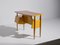 Italian Desk Table with Brass Details, 1950s, Image 10