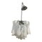 Italian White and Transparent Murano Glass Chandelier by Simoeng, Image 1