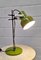 Lámpara de escritorio ajustable verde de la era espacial, Imagen 6