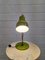 Lámpara de escritorio ajustable verde de la era espacial, Imagen 7