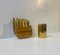 Midcentury Gold Plated Manicure Set by Gosol Sollingen, 1970s, Set of 10 1