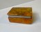 Italian Orange Alabaster Stone Trinket Box by Romano Bianchi, 1970s 6