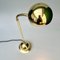 Flexible and Adjustable Brass Halogen Table Lamp from Fischer Leuchten, Germany 4