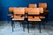 Wooden and Metal Chairs, 1970s, Set of 10, Image 1