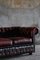 Rotes Vintage Chesterfield Sofa 1