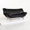 Black Leather Tango Sofa from Leolux, Image 6